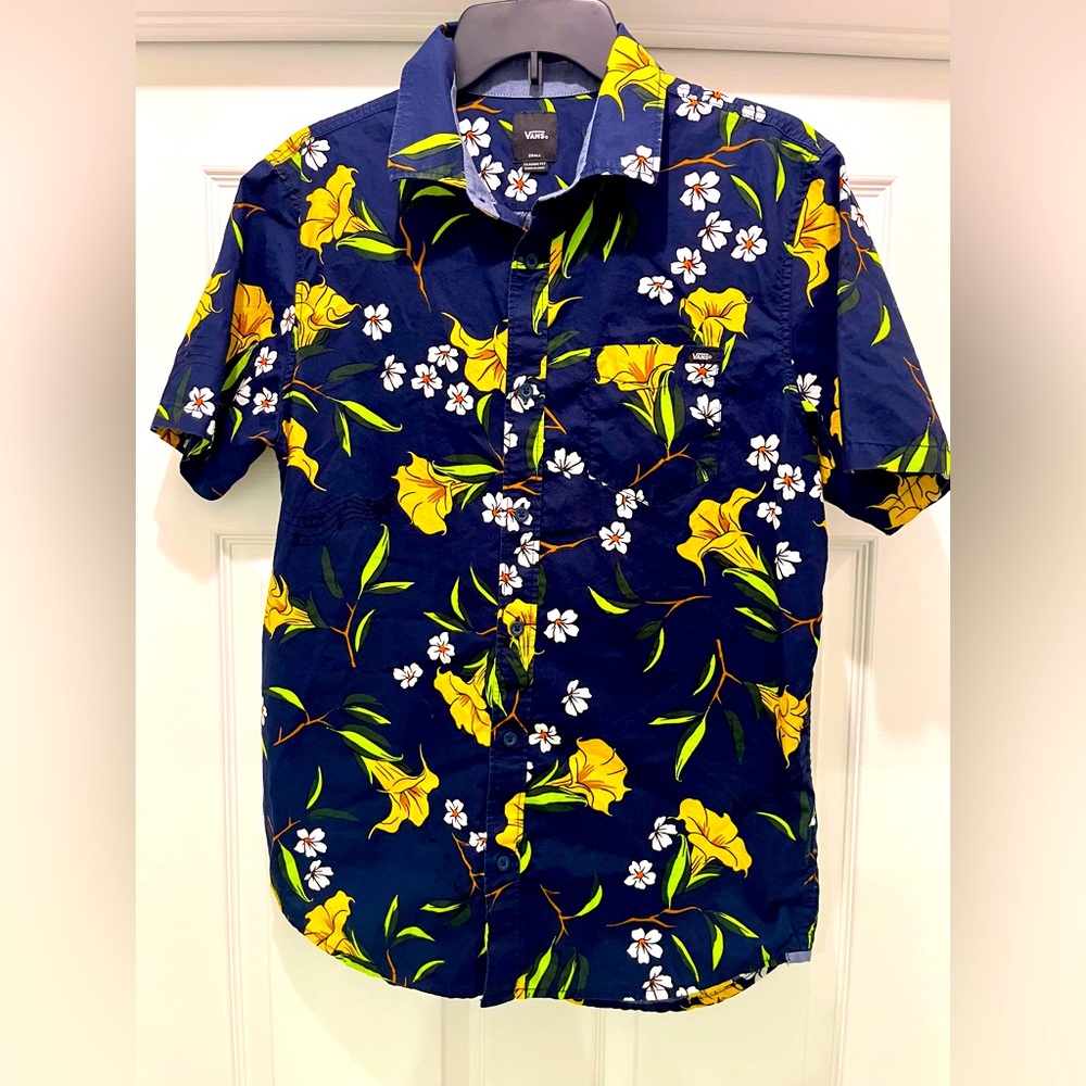 Men’s Vans Thompson button down shirt Sz S